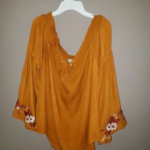 off the shoulder blouse